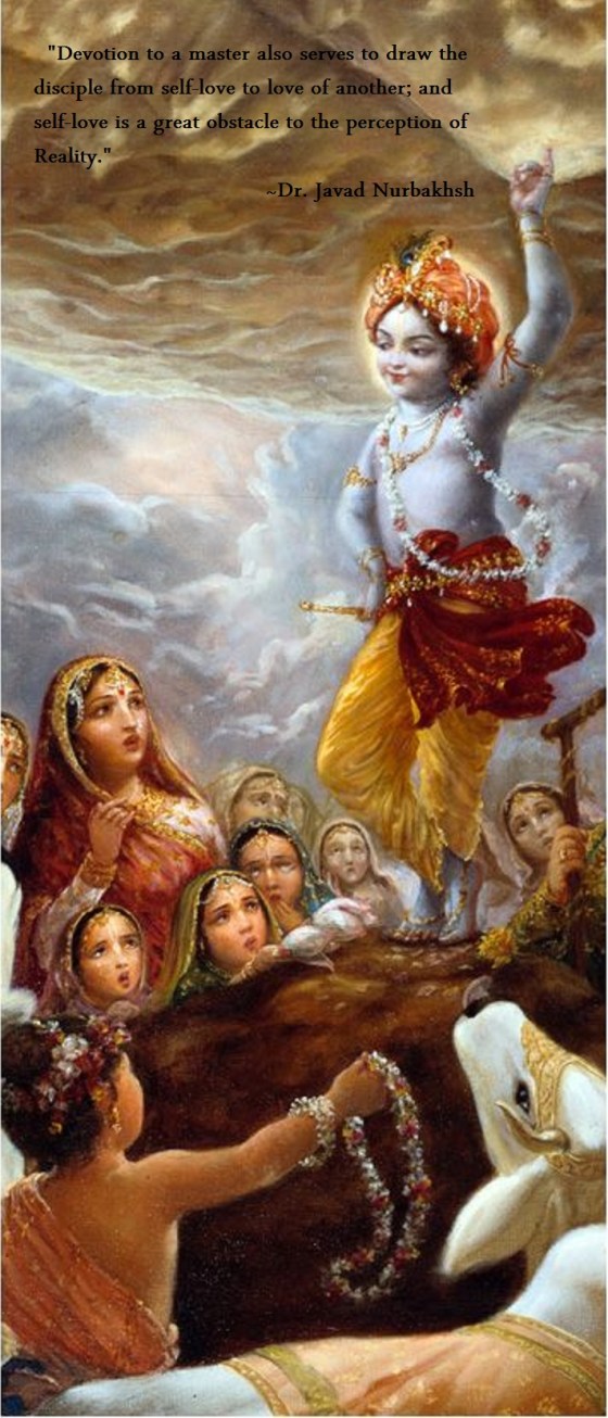 Master and Disciple excerpt from Discourses on the Sufi Path Dr. Javad Nurbakhsh