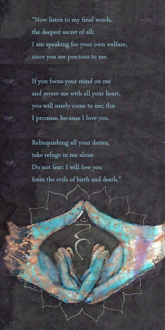 Excerpt from Bhagavad Gita A New Translation Stephen Mitchell (Page 195)